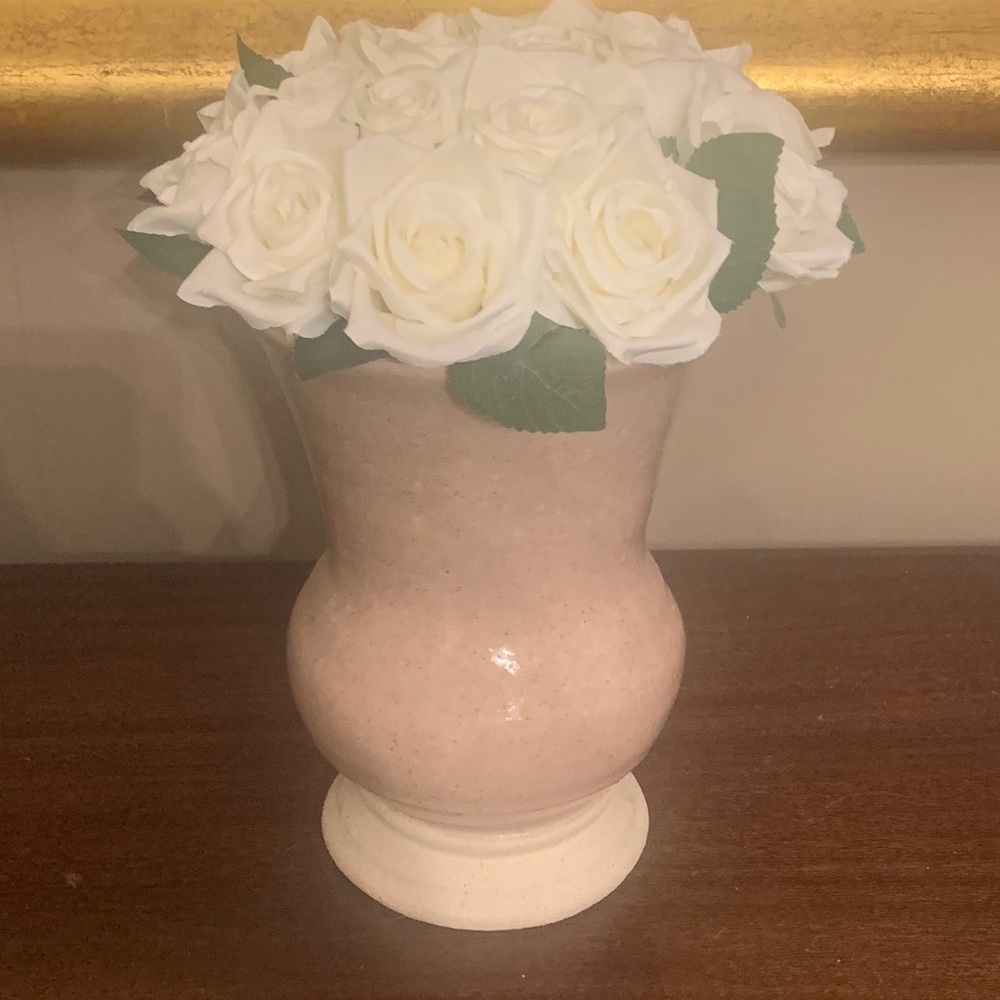 Beautiful white rose arrangement.